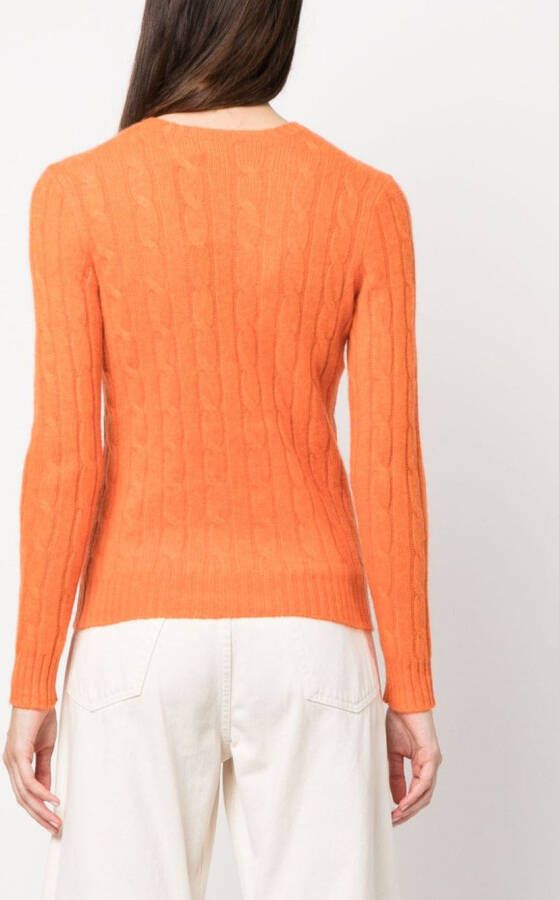 Polo Ralph Lauren Kabelgebreide trui Oranje