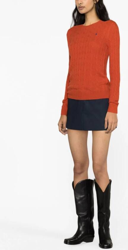 Polo Ralph Lauren Kabelgebreide trui Rood