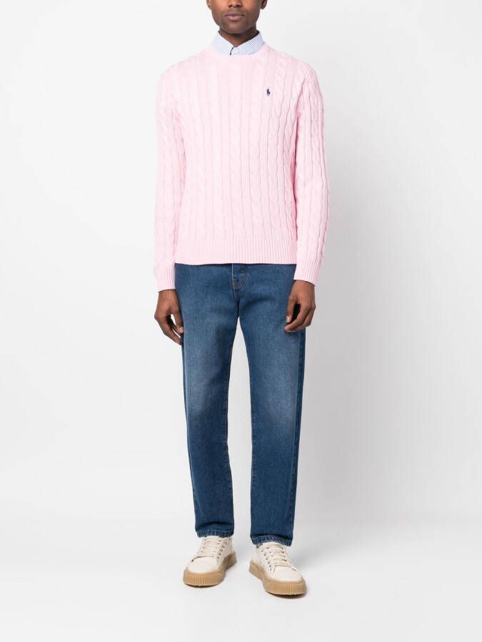 Polo Ralph Lauren Kabelgebreide trui Roze