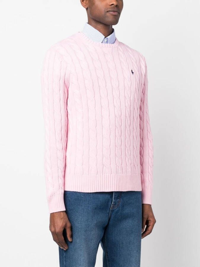 Polo Ralph Lauren Kabelgebreide trui Roze