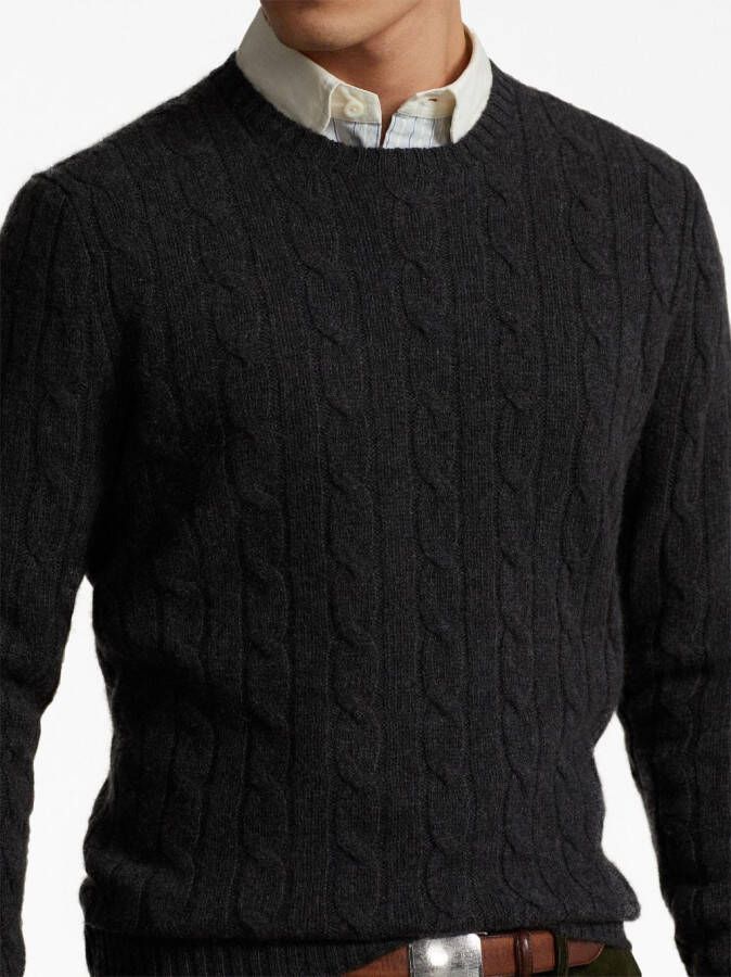 Polo Ralph Lauren Kabelgebreide trui Zwart