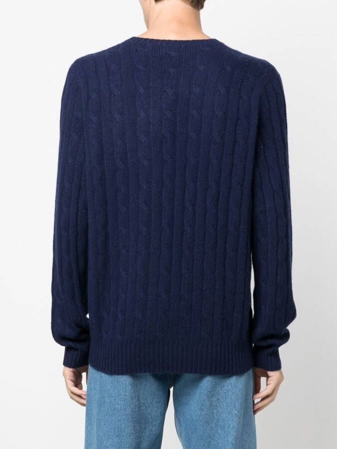 Polo Ralph Lauren Kasjmier trui Blauw