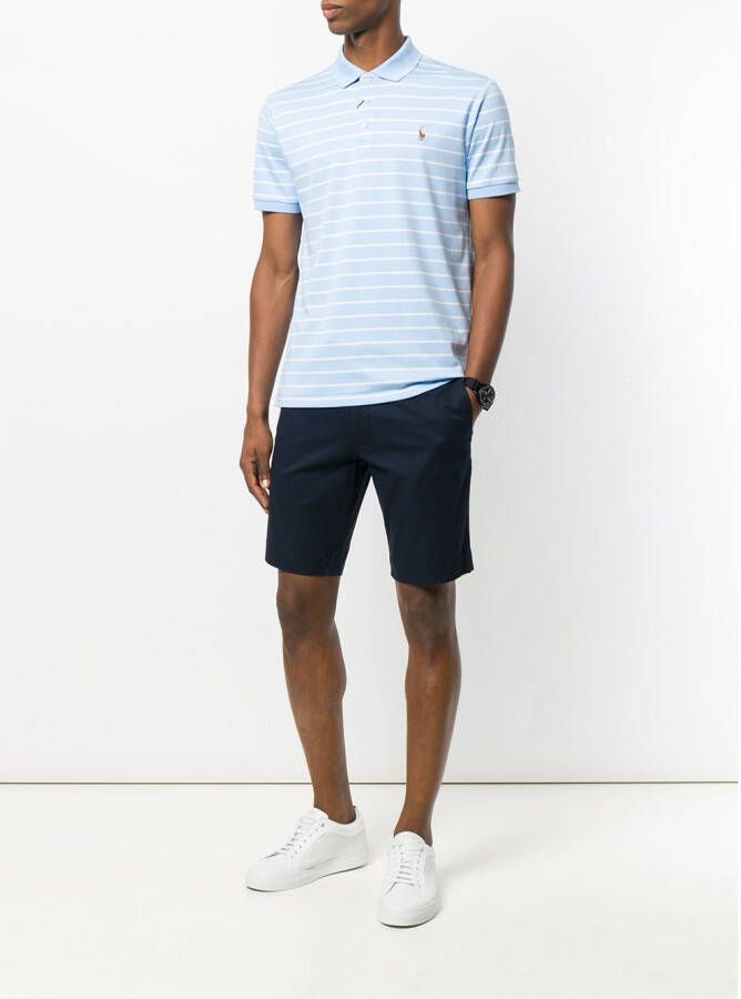 Polo Ralph Lauren classic fit stretch shorts Blauw