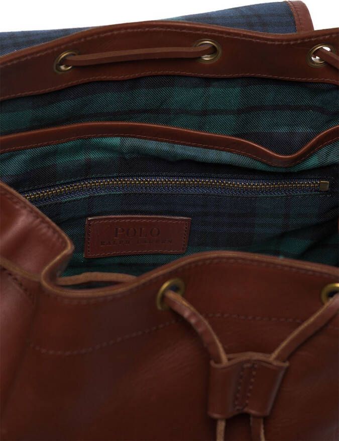 Polo Ralph Lauren Leren rugzak Bruin