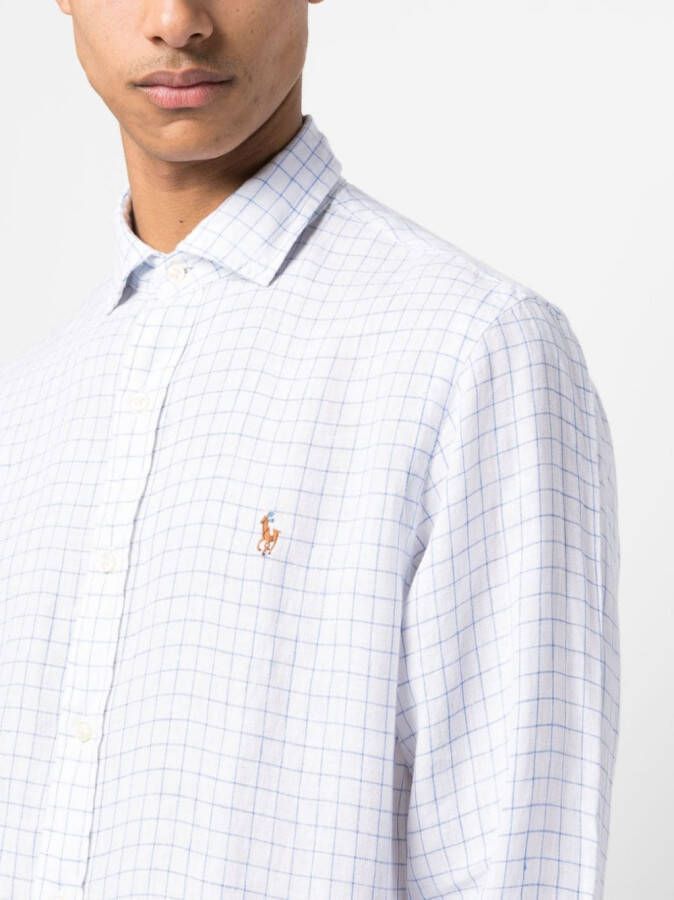 Polo Ralph Lauren Geruit overhemd Wit