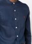 Polo Ralph Lauren Linnen overhemd Blauw - Thumbnail 5
