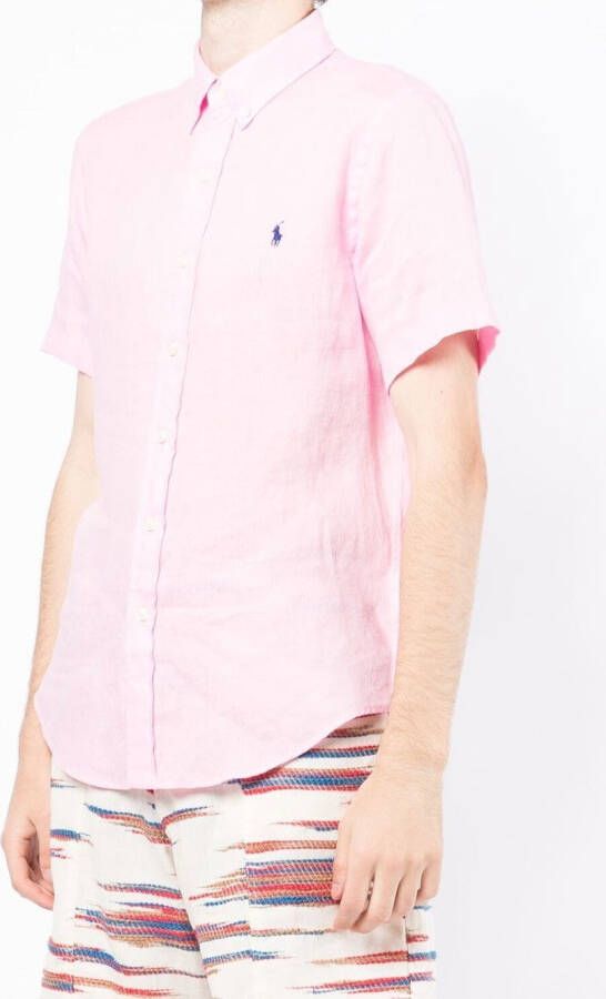 Polo Ralph Lauren Linnen overhemd Roze