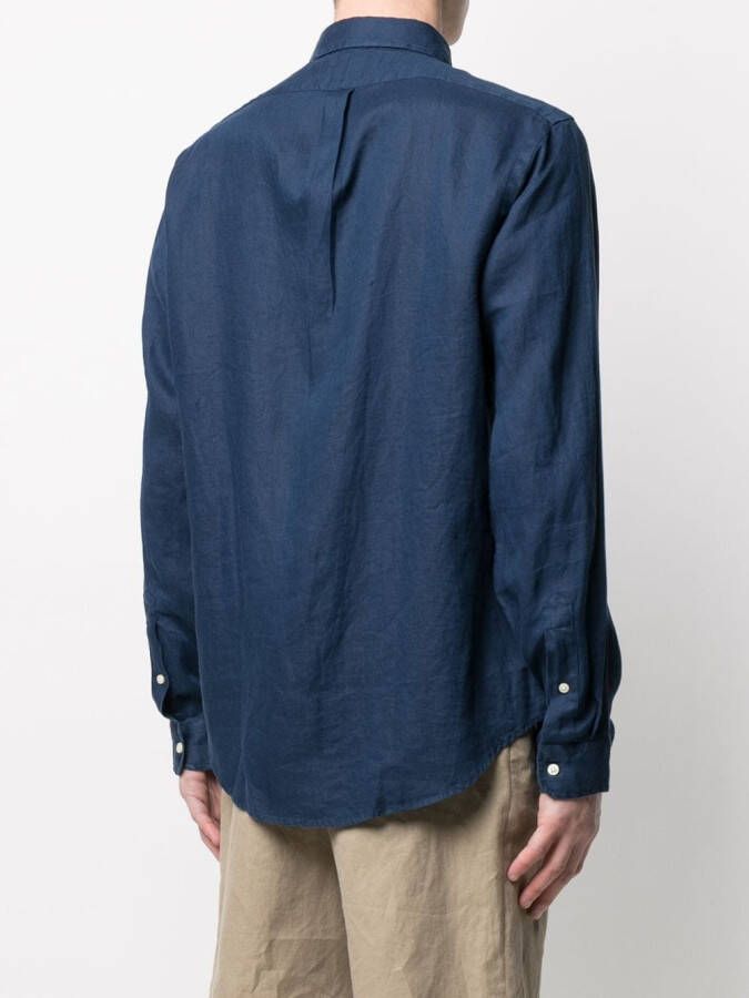 Polo Ralph Lauren Linnen poloshirt Blauw