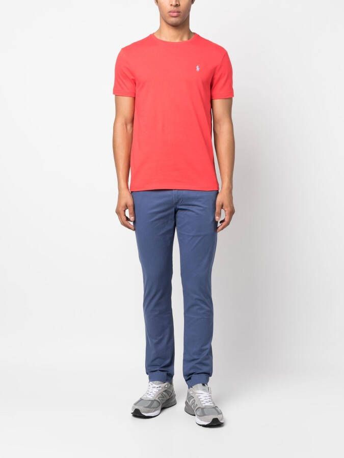 Polo Ralph Lauren T-shirt met logodetail Rood