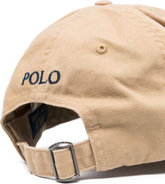 Polo Ralph Lauren Honkbalpet met geborduurd logo Bruin