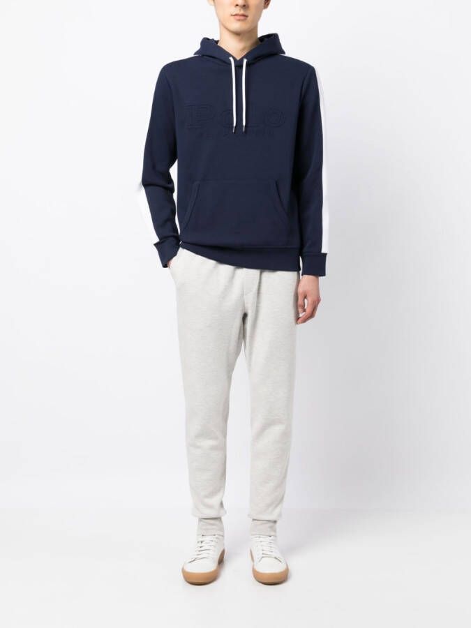 Polo Ralph Lauren Hoodie met geborduurd logo Blauw