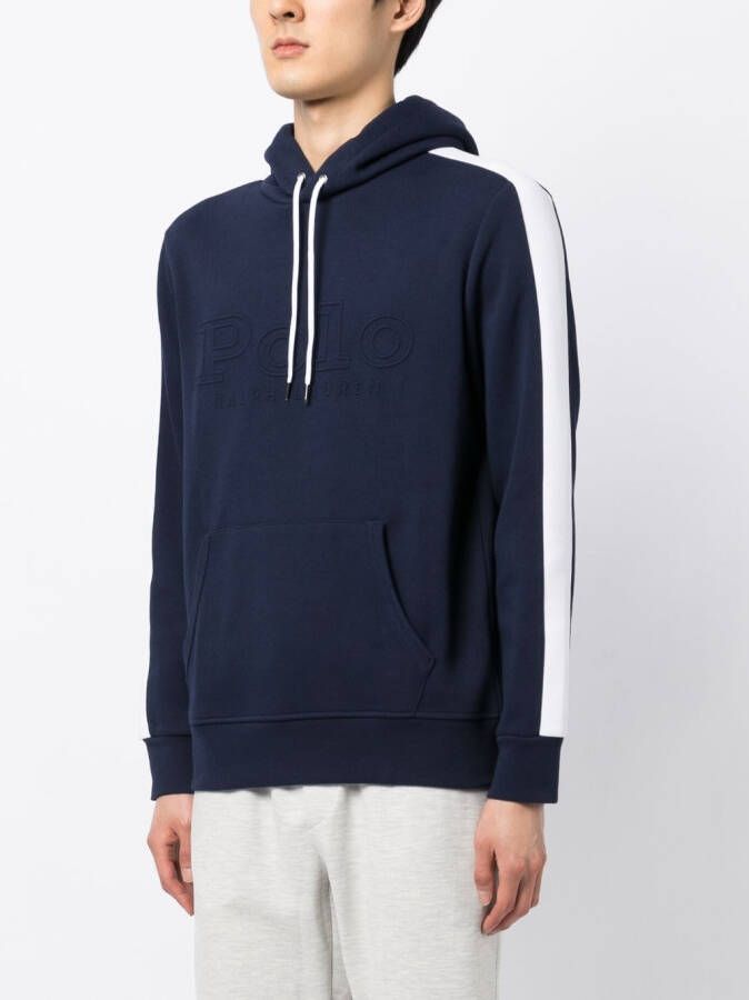 Polo Ralph Lauren Hoodie met geborduurd logo Blauw