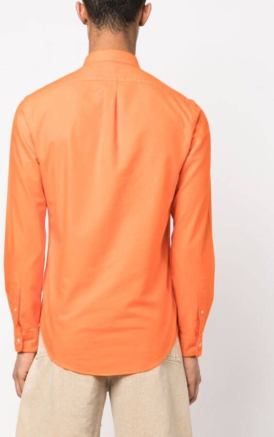 Polo Ralph Lauren Overhemd met geborduurd logo Oranje