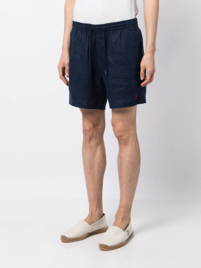 Polo Ralph Lauren Geruite shorts Blauw