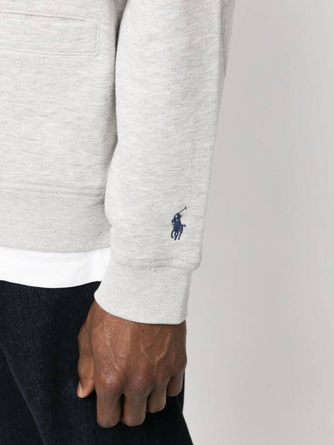 Polo Ralph Lauren Vest met geborduurd logo Grijs