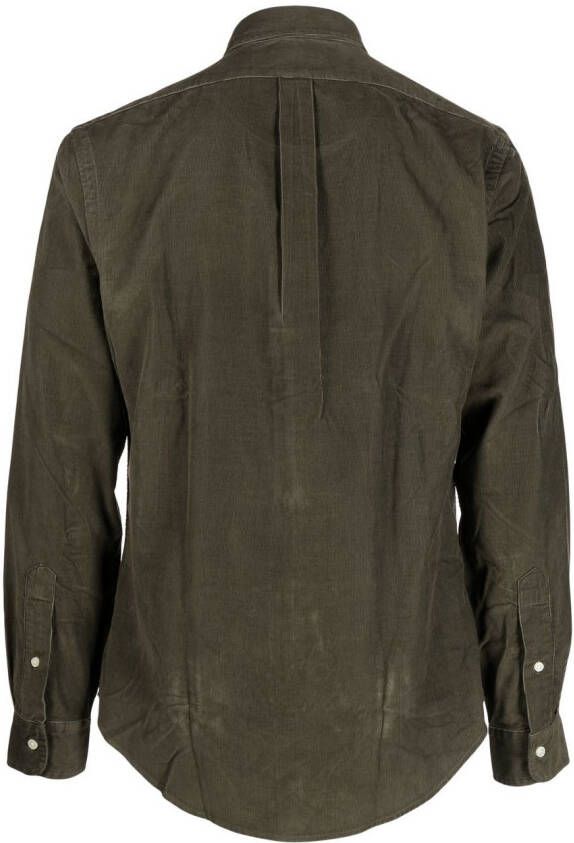 Polo Ralph Lauren Overhemd met geborduurd logo Groen
