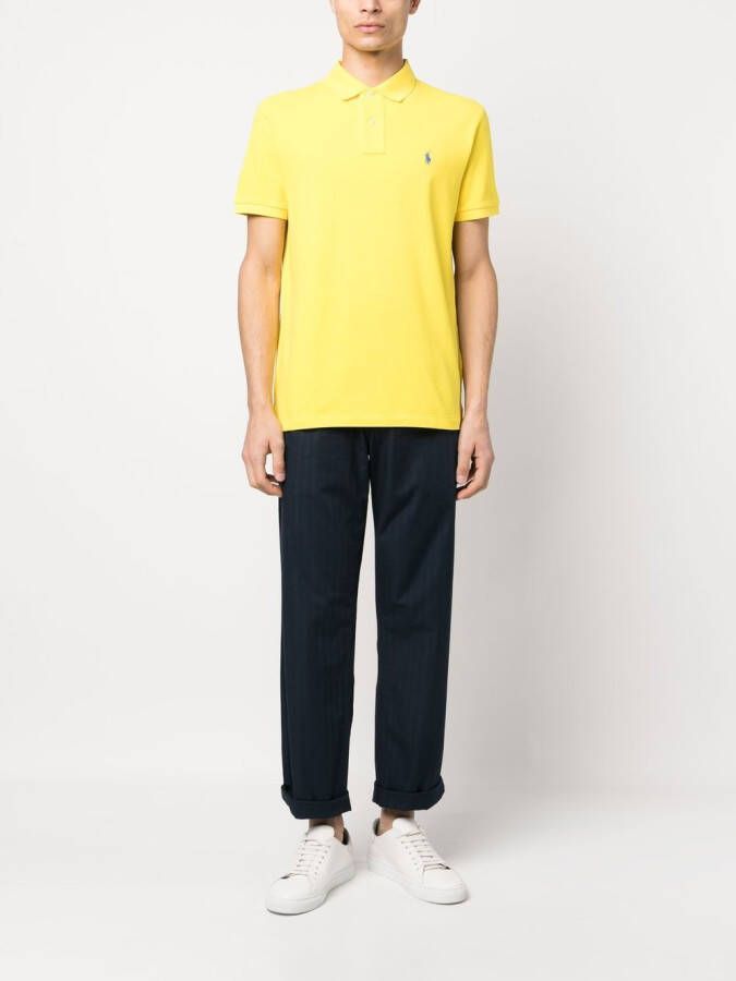 Polo Ralph Lauren Poloshirt met geborduurd logo Geel