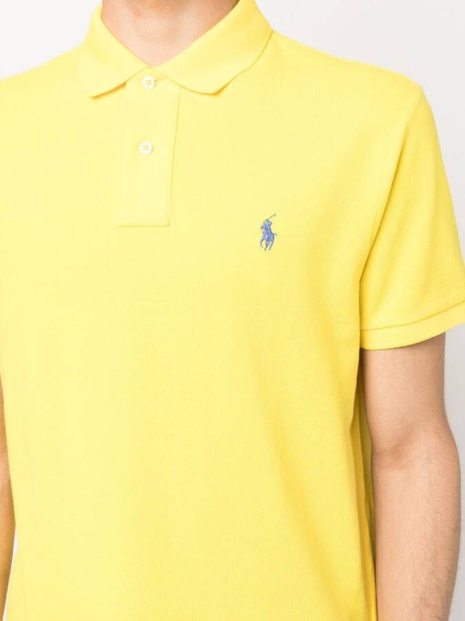 Polo Ralph Lauren Poloshirt met geborduurd logo Geel