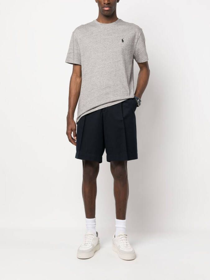 Polo Ralph Lauren T-shirt met geborduurd logo Grijs