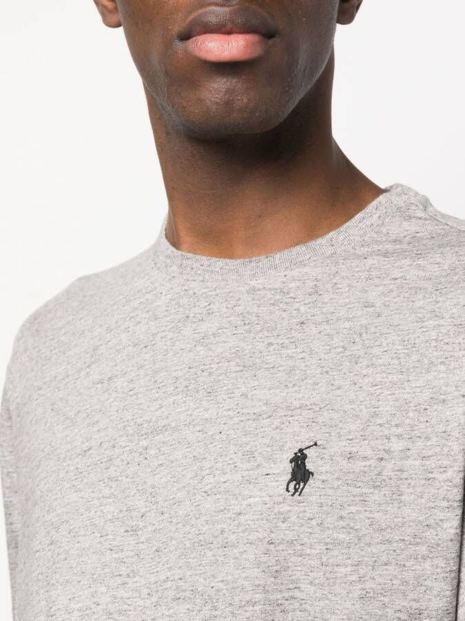Polo Ralph Lauren T-shirt met geborduurd logo Grijs