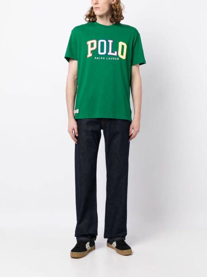 Polo Ralph Lauren T-shirt met logopatch Groen