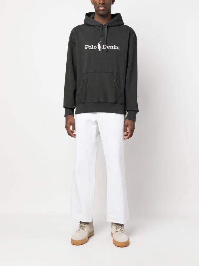 Polo Ralph Lauren Hoodie met logoprint Grijs