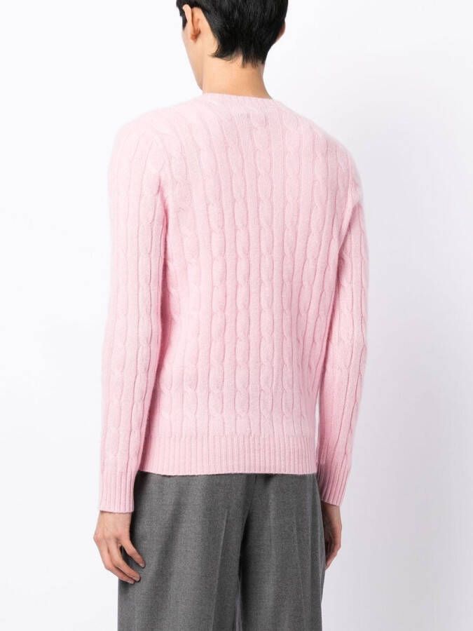 Polo Ralph Lauren Kabelgebreide trui Roze