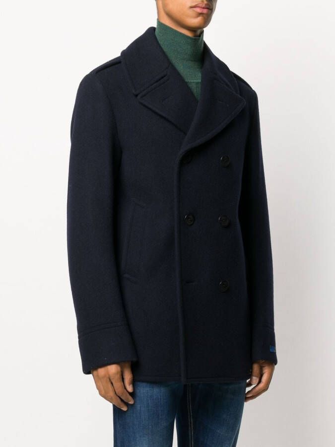 Polo Ralph Lauren Mantel met dubbele rij knopen Blauw