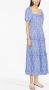 Polo Ralph Lauren Maxi-jurk met pofmouwen Blauw - Thumbnail 3
