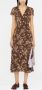 Polo Ralph Lauren Midi-jurk met bloemenprint Bruin - Thumbnail 2