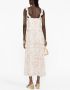 Polo Ralph Lauren Midi-jurk met ruches Beige - Thumbnail 4