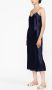 Polo Ralph Lauren Midi-jurk met V-hals Blauw - Thumbnail 4