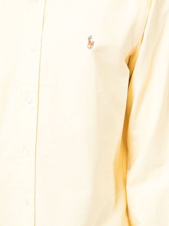 Polo Ralph Lauren Overhemd met borduurwerk Geel