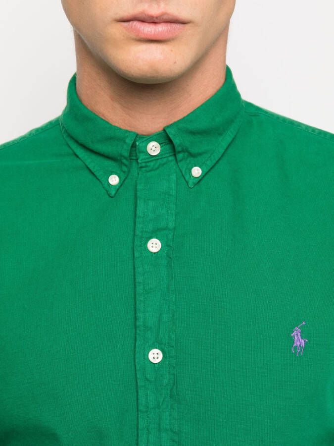 Polo Ralph Lauren Overhemd met borduurwerk Groen