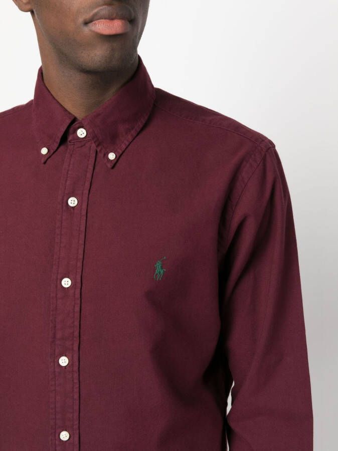 Polo Ralph Lauren Overhemd met borduurwerk Rood