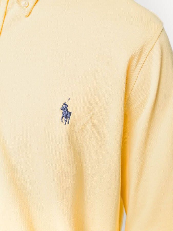 Polo Ralph Lauren Overhemd met geborduurd logo Geel