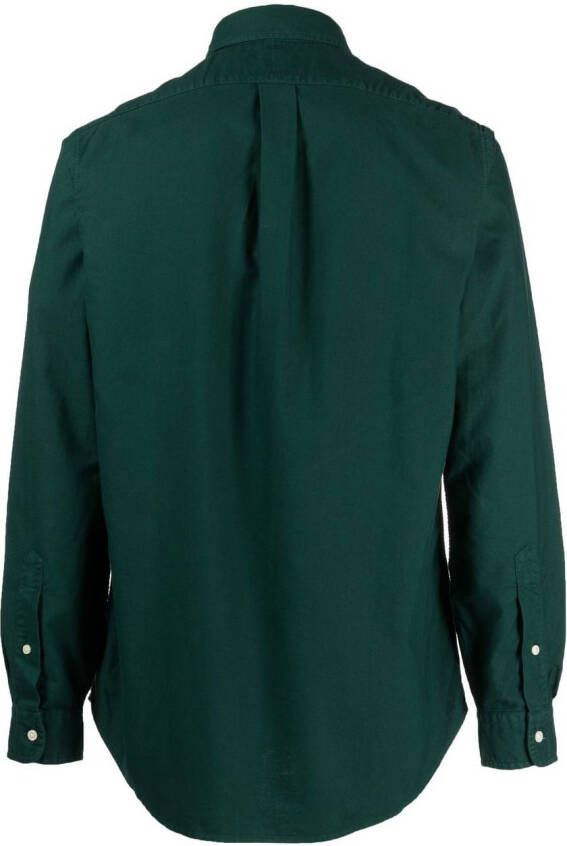 Polo Ralph Lauren Overhemd met geborduurd logo Groen