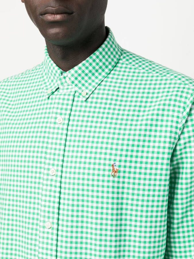 Polo Ralph Lauren Overhemd met geborduurd logo Groen