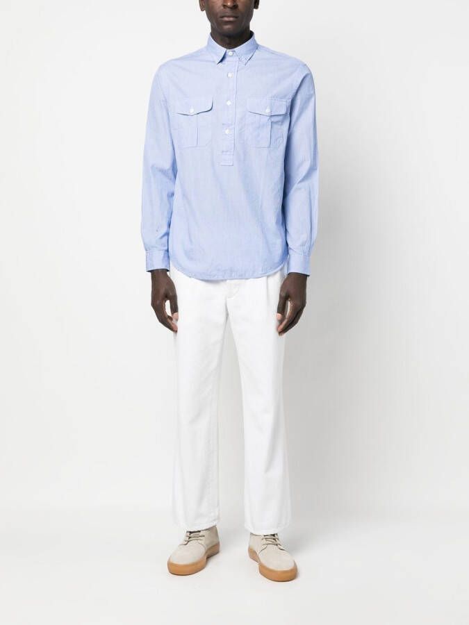 Polo Ralph Lauren Overhemd met klassieke kraag Blauw