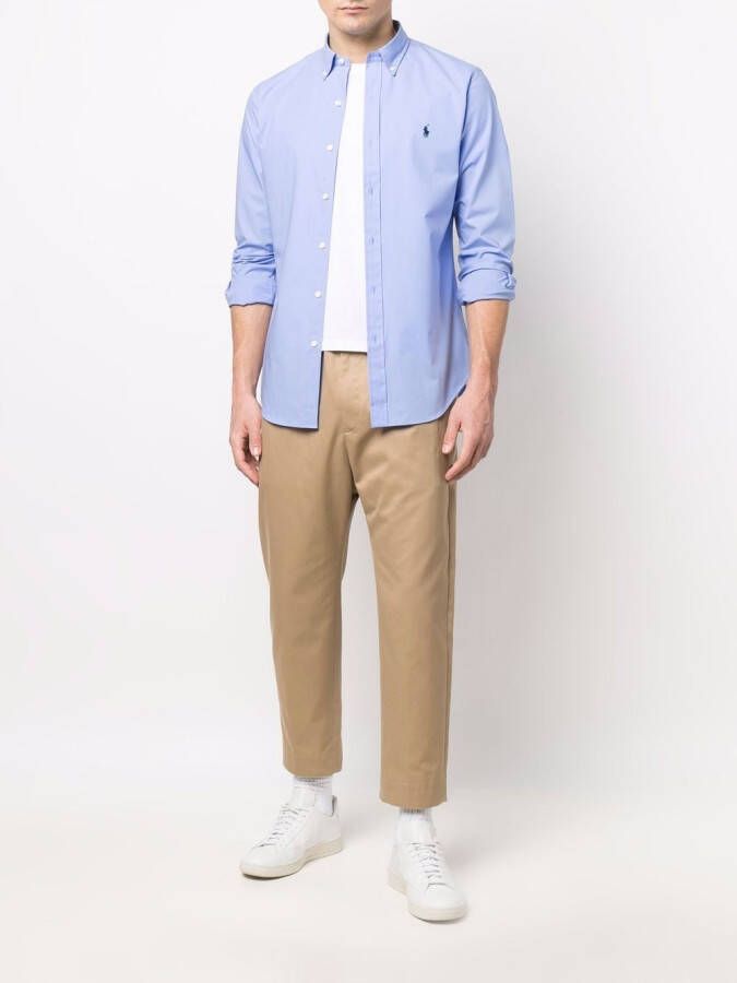 Polo Ralph Lauren Overhemd met knopen Blauw