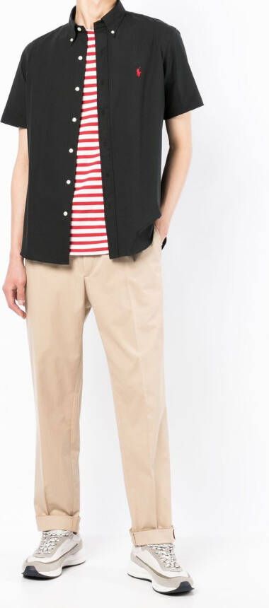 Polo Ralph Lauren Overhemd met korte mouwen Zwart