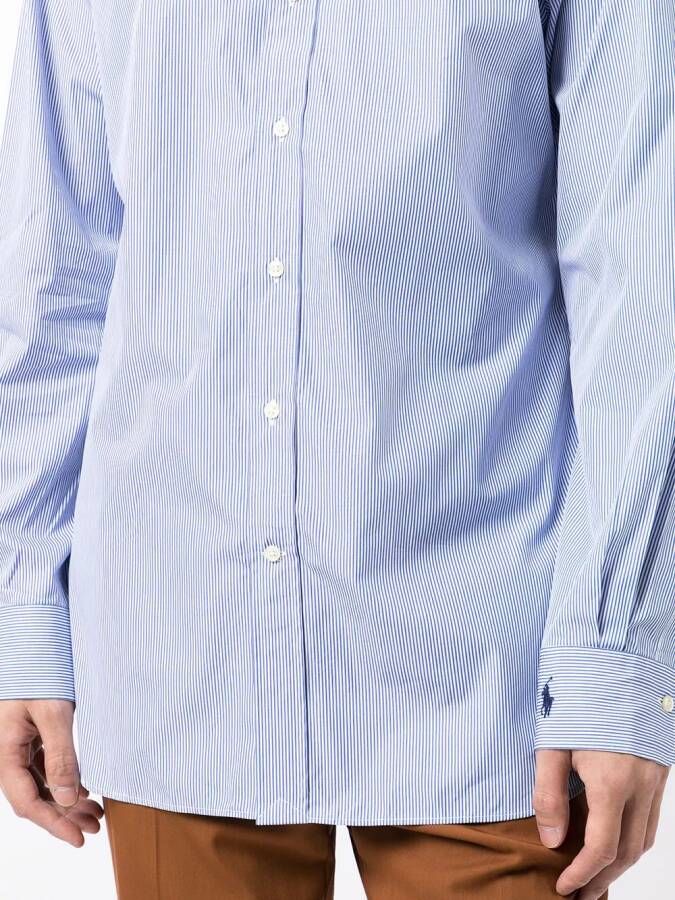 Polo Ralph Lauren Overhemd met krijtstreep Blauw