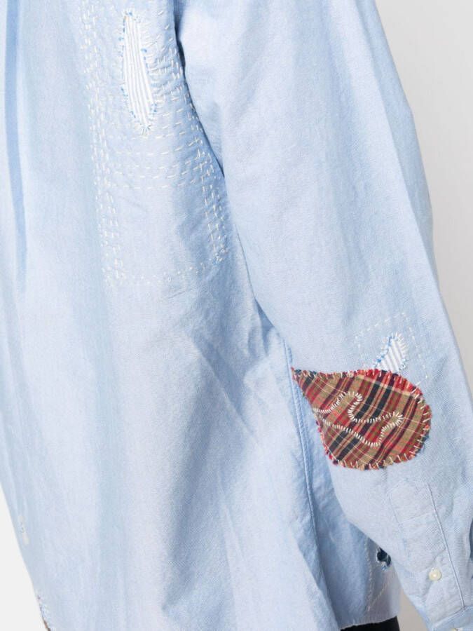 Polo Ralph Lauren Overhemd met patchwork Blauw