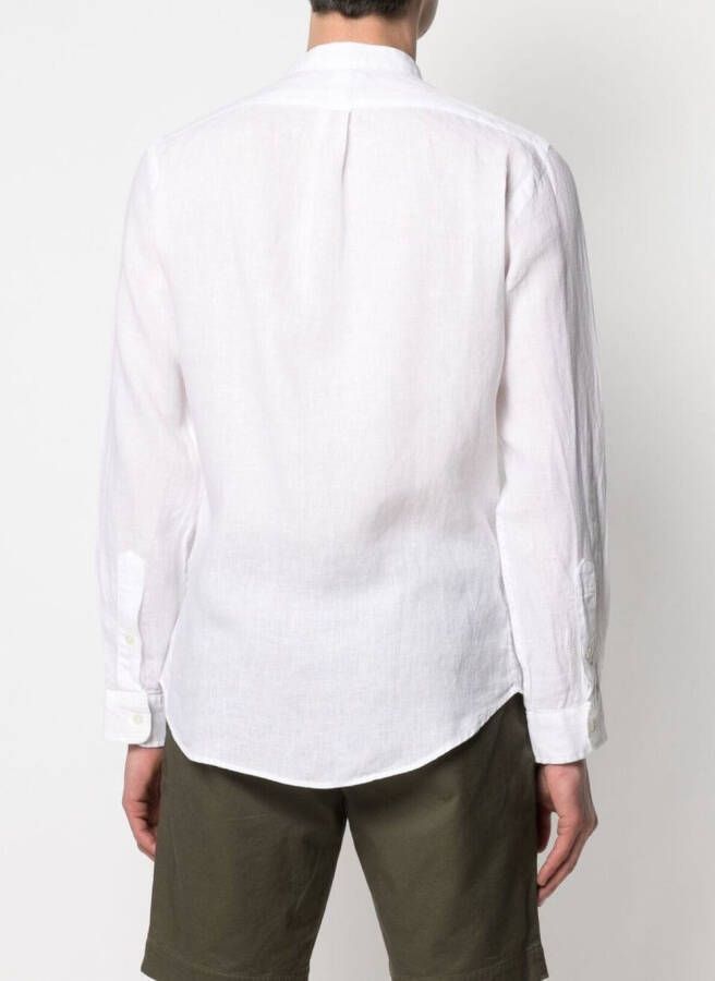 Polo Ralph Lauren Overhemd zonder kraag Wit