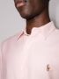 Polo Ralph Lauren Oxford getailleerd overhemd Roze - Thumbnail 4