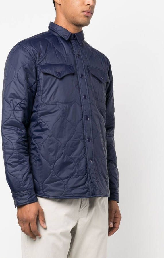 Polo Ralph Lauren Gewatteerd shirtjack Blauw