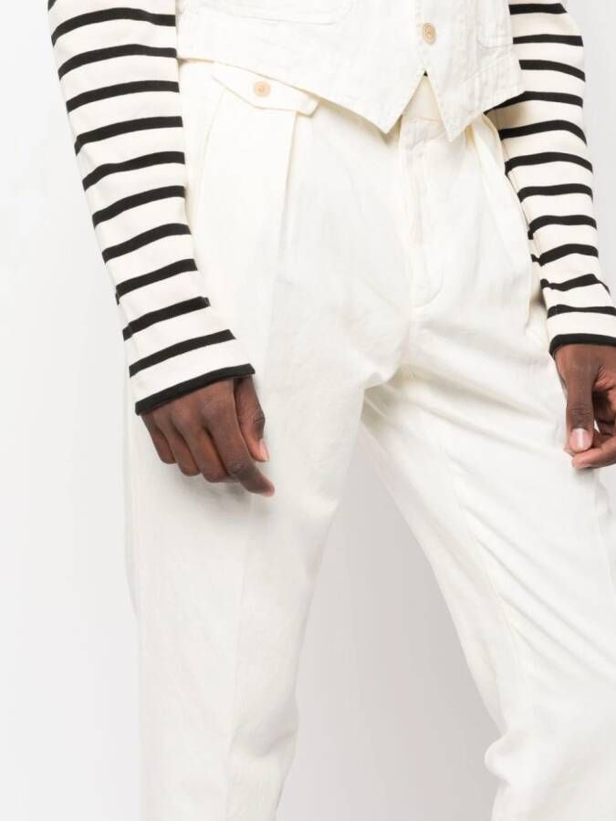 Polo Ralph Lauren Pantalon met geplooid detail Beige