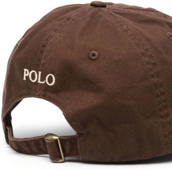 Polo Ralph Lauren Pet met geborduurd logo Bruin