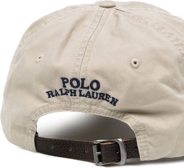 Polo Ralph Lauren Pet met geborduurd logo Bruin