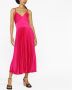 Polo Ralph Lauren Geplooide jurk Roze - Thumbnail 2